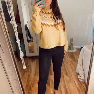 American Eagle Fair Isle Pullover Sweater